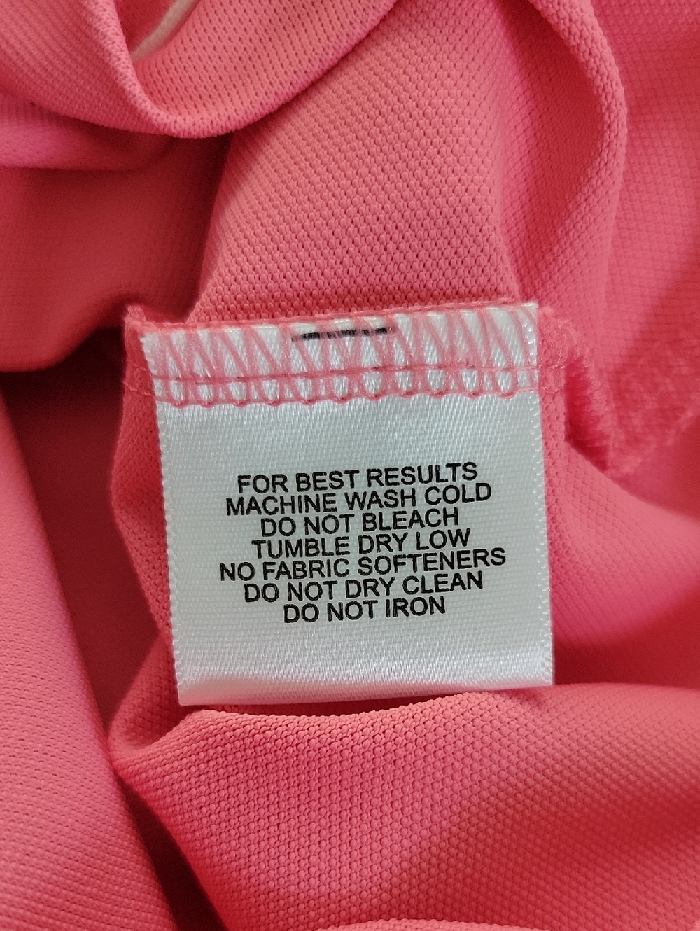 Peter Millar Pink 3/4 Sleeve Polo Size Medium - Picture 6 of 6